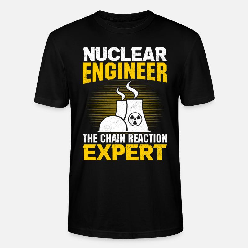 Nuclear power station - Stanley/Stella CRAFTER Unisex Organic T-Shirt - black