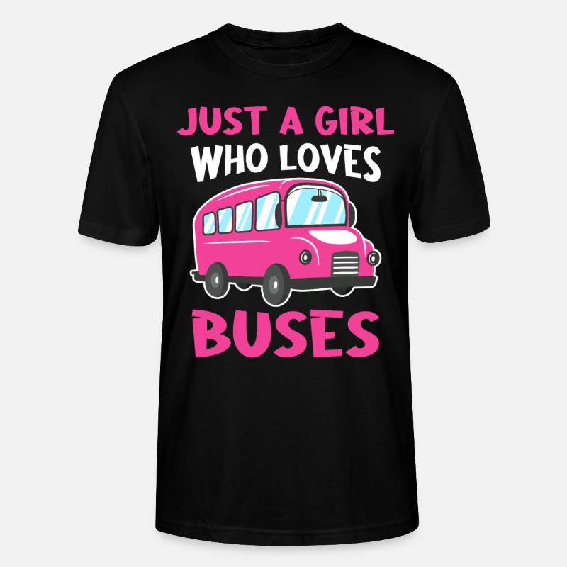 Bus Busfahrer Schulbus - Stanley/Stella Unisex Bio-T-Shirt CRAFTER - Schwarz