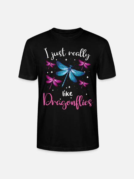 Libellule Libellules Insectes Nature - T-shirt bio CRAFTER Stanley Stella Unisexe - noir