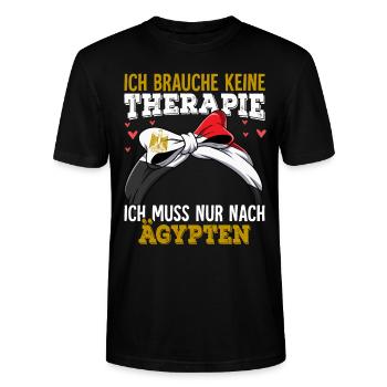 Ägypten - Stanley/Stella Unisex Bio-T-Shirt CRAFTER - Schwarz - Vorne - Alina (178cm) & Michal (187cm)