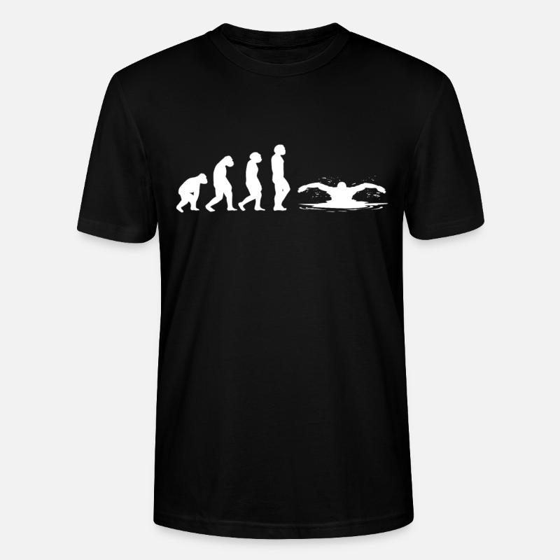 Nageurs Nage Evolution Natation - T-shirt bio CRAFTER Stanley Stella Unisexe - noir