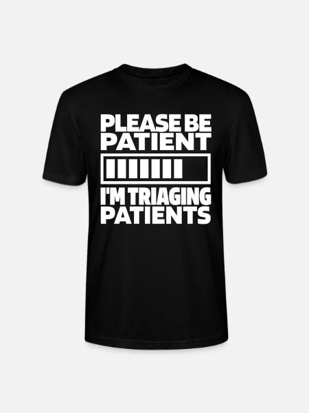 Krankenschwester Lustig Notfallkrankenschwester - Stanley/Stella Unisex Bio-T-Shirt CRAFTER - Schwarz