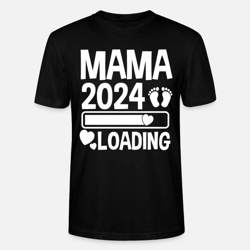 Werdende Mama 2024 - Stanley/Stella Unisex Bio-T-Shirt CRAFTER - Schwarz