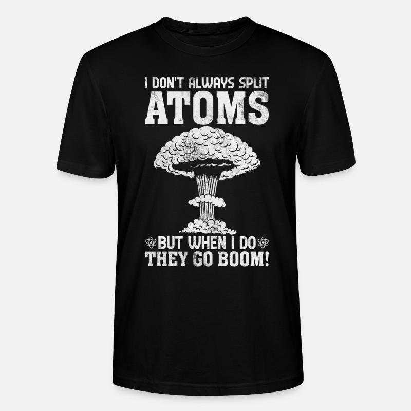 Physique nucléaire Centrale nucléaire - T-shirt bio CRAFTER Stanley Stella Unisexe - noir