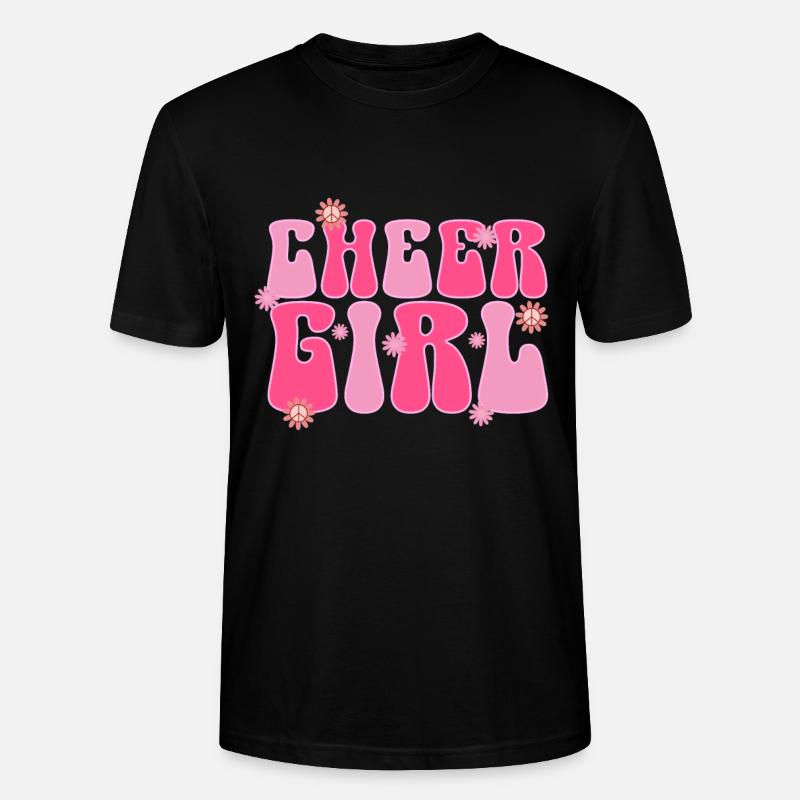 Cheerleadermädchen Cheerleading Jugend - Stanley/Stella Unisex Bio-T-Shirt CRAFTER - Schwarz