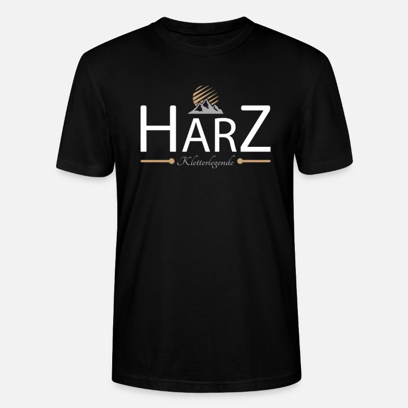 Harz Klettern - Stanley/Stella Unisex Bio-T-Shirt CRAFTER - Schwarz