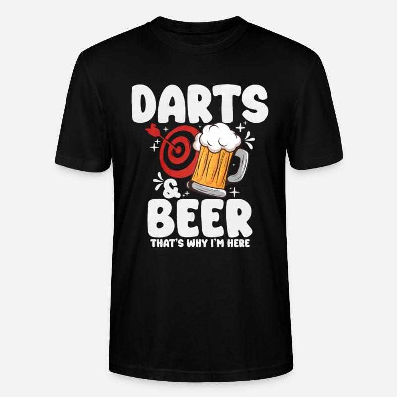 Darts - Stanley/Stella Unisex Bio-T-Shirt CRAFTER - Schwarz