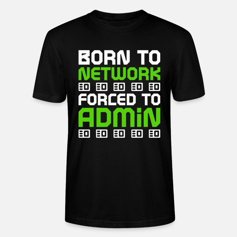Netzwerkadministrator Programmierer - Stanley/Stella Unisex Bio-T-Shirt CRAFTER - Schwarz