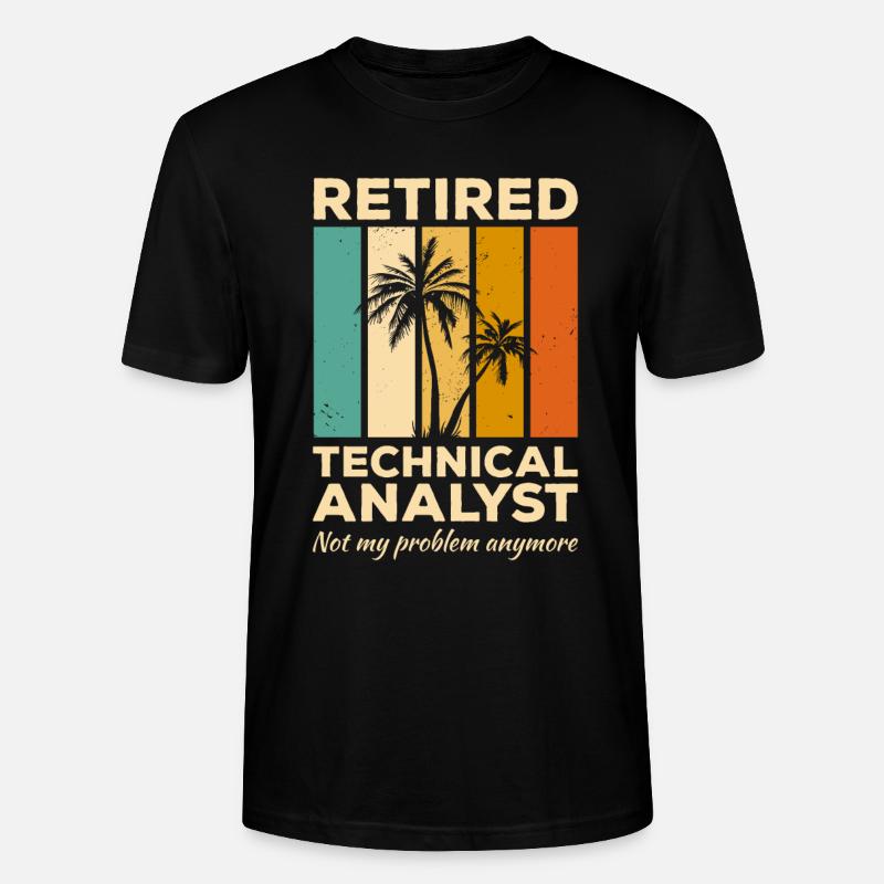 This Technical Analyst Needs Wine - Stanley/Stella CRAFTER Unisex Organic T-Shirt - black