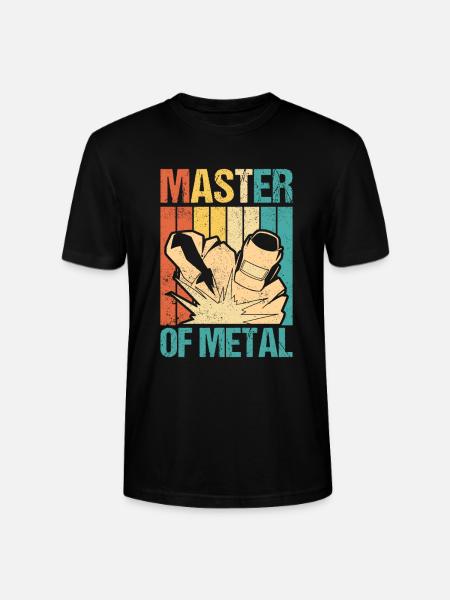 Master Of Metal Welding Welding - Stanley/Stella CRAFTER Unisex Organic T-Shirt - black