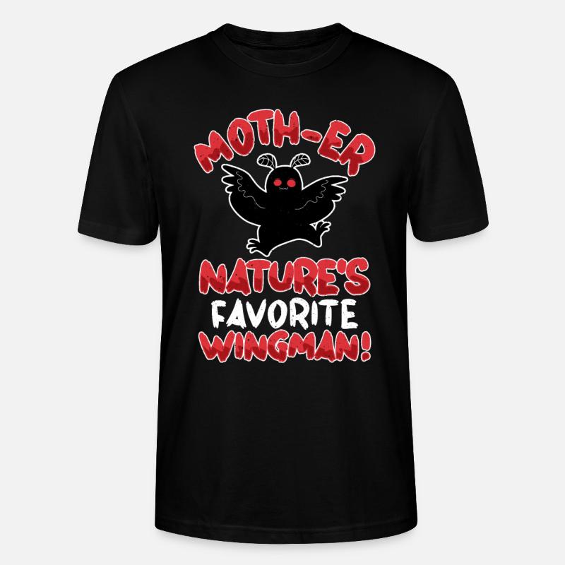 Cryptozoologie de Mothman Crypttide - T-shirt bio CRAFTER Stanley Stella Unisexe - noir