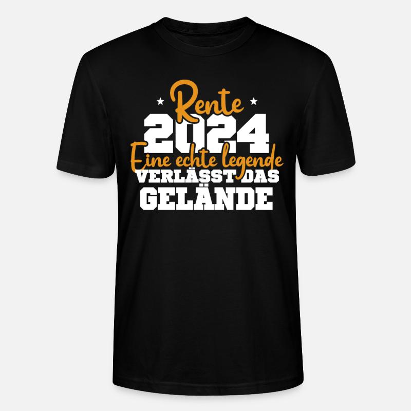 Légende 2024 : Adieu ! - T-shirt bio CRAFTER Stanley Stella Unisexe - noir