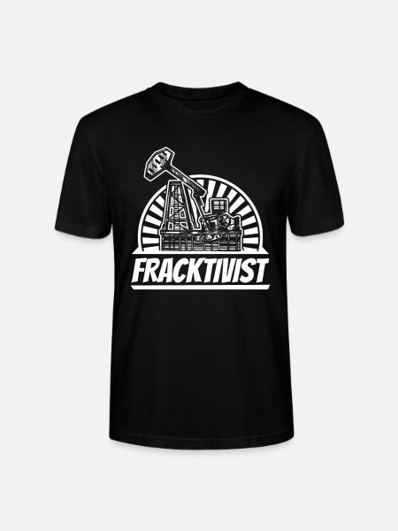 Ölfeld Bohrinsel Fracktivist Fracking - Stanley/Stella Unisex Bio-T-Shirt CRAFTER - Schwarz