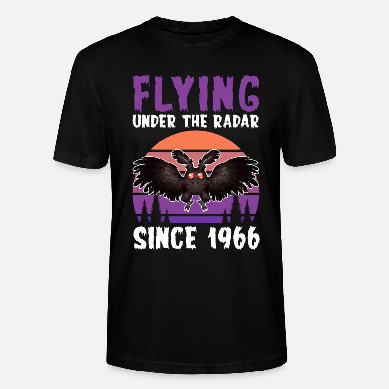 Cryptozoologie de Mothman Crypttide - T-shirt bio CRAFTER Stanley Stella Unisexe - noir