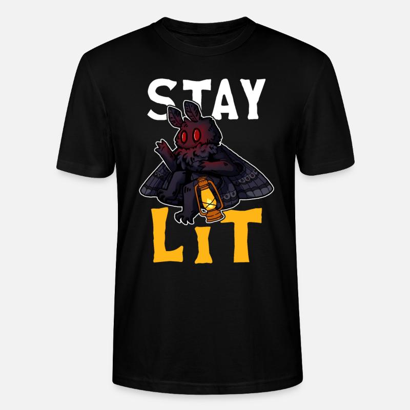 Mothman Kryptide Kryptozoologie - Stanley/Stella Unisex Bio-T-Shirt CRAFTER - Schwarz