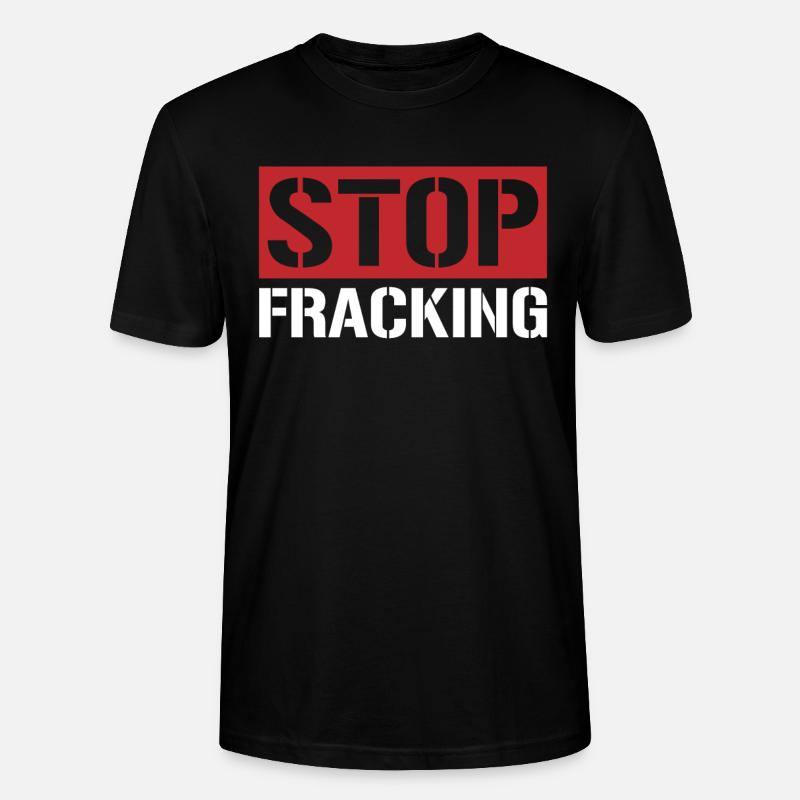 Ölfeld Bohrinsel Fracking - Stanley/Stella Unisex Bio-T-Shirt CRAFTER - Schwarz