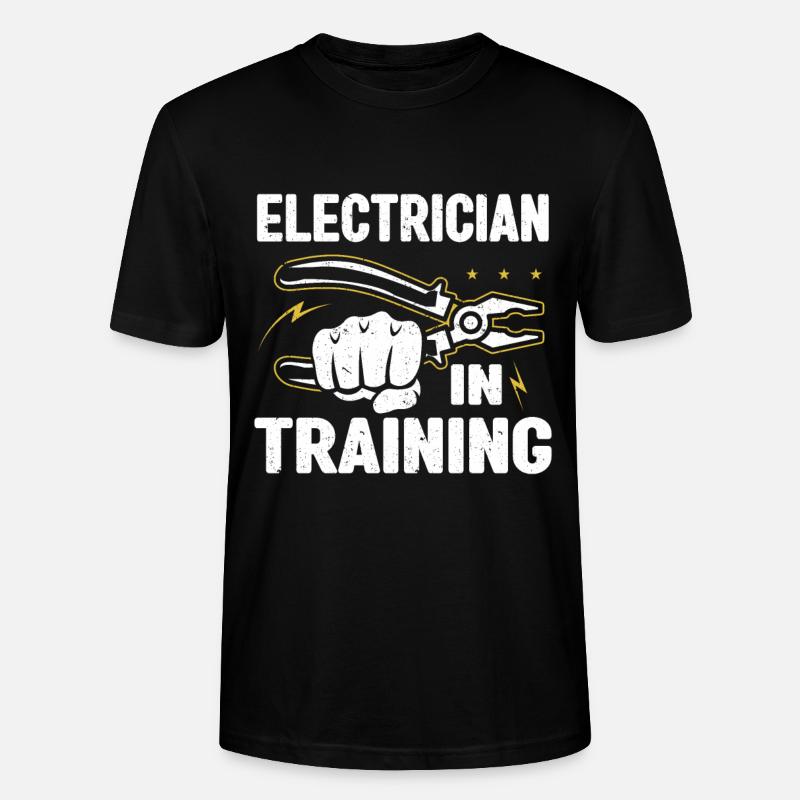 Elektriker Geschenk - Stanley/Stella Unisex Bio-T-Shirt CRAFTER - Schwarz