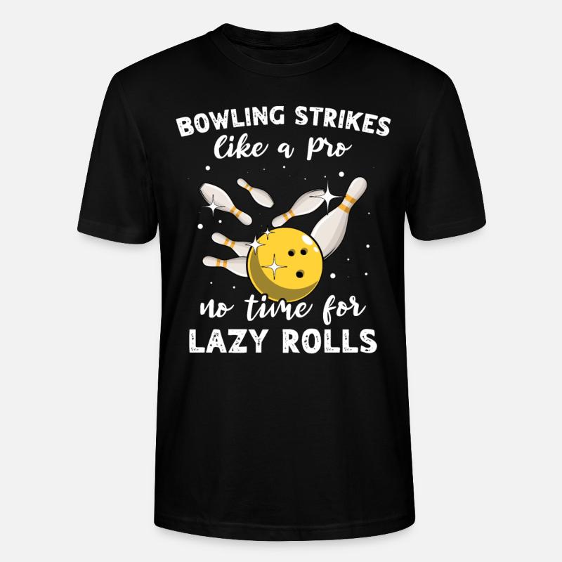 Slow Bowling Strikes - Stanley/Stella Unisex Bio-T-Shirt CRAFTER - Schwarz