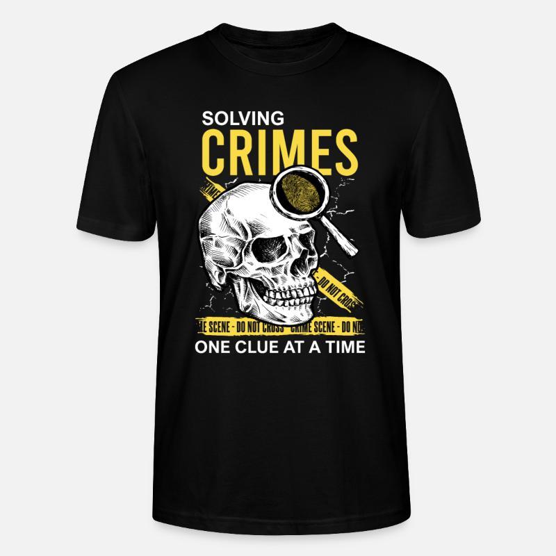 Pathologe, Forensik-experte, Tatortanalytiker - Stanley/Stella Unisex Bio-T-Shirt CRAFTER - Schwarz