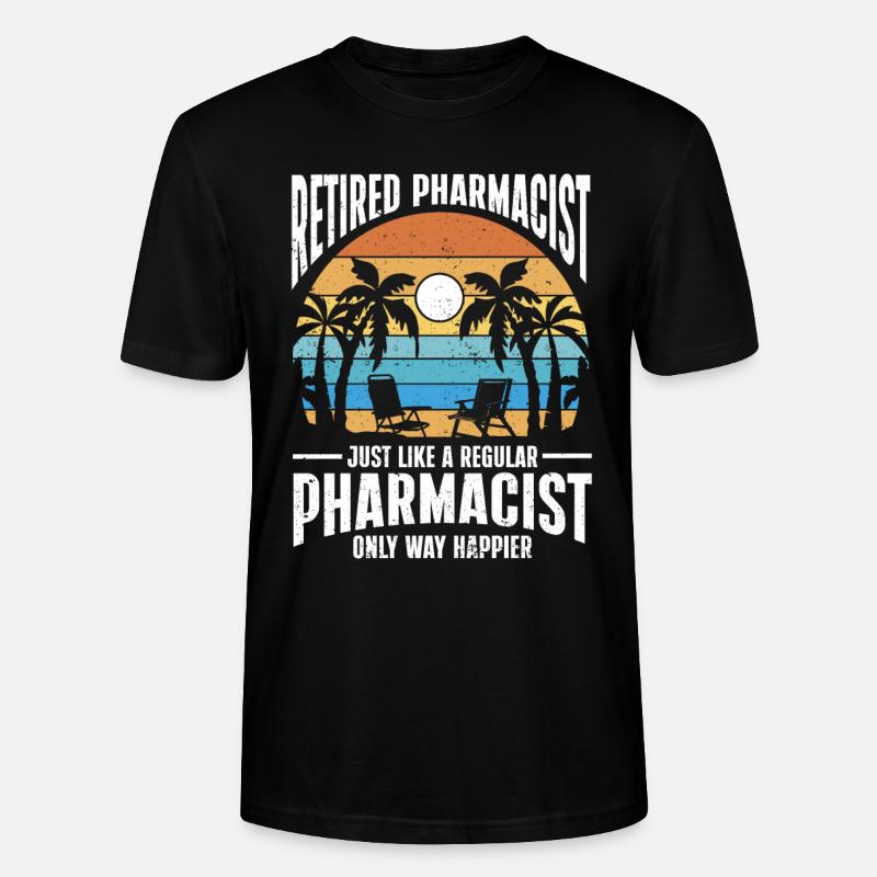 Apotheker Geschenk Apotheke - Stanley/Stella Unisex Bio-T-Shirt CRAFTER - Schwarz