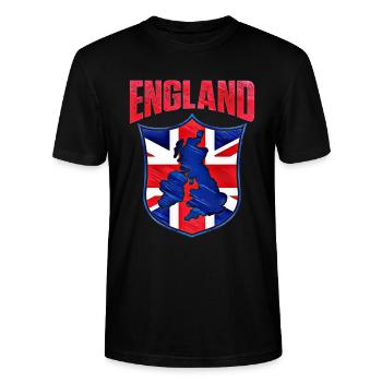 Angleterre - T-shirt bio CRAFTER Stanley Stella Unisexe - noir - Devant - Alina (178cm) & Michal (187cm)