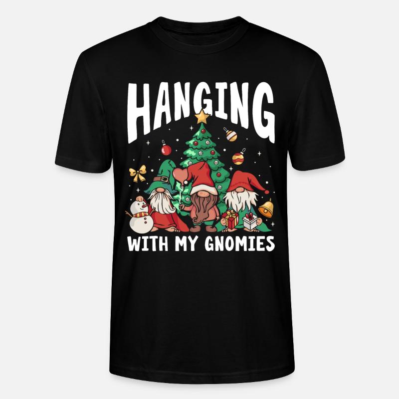 Traîner avec mes gnomies - T-shirt bio CRAFTER Stanley Stella Unisexe - noir