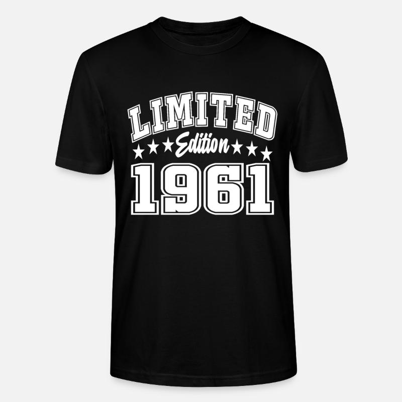 Édition limitée 1961 - T-shirt bio CRAFTER Stanley Stella Unisexe - noir