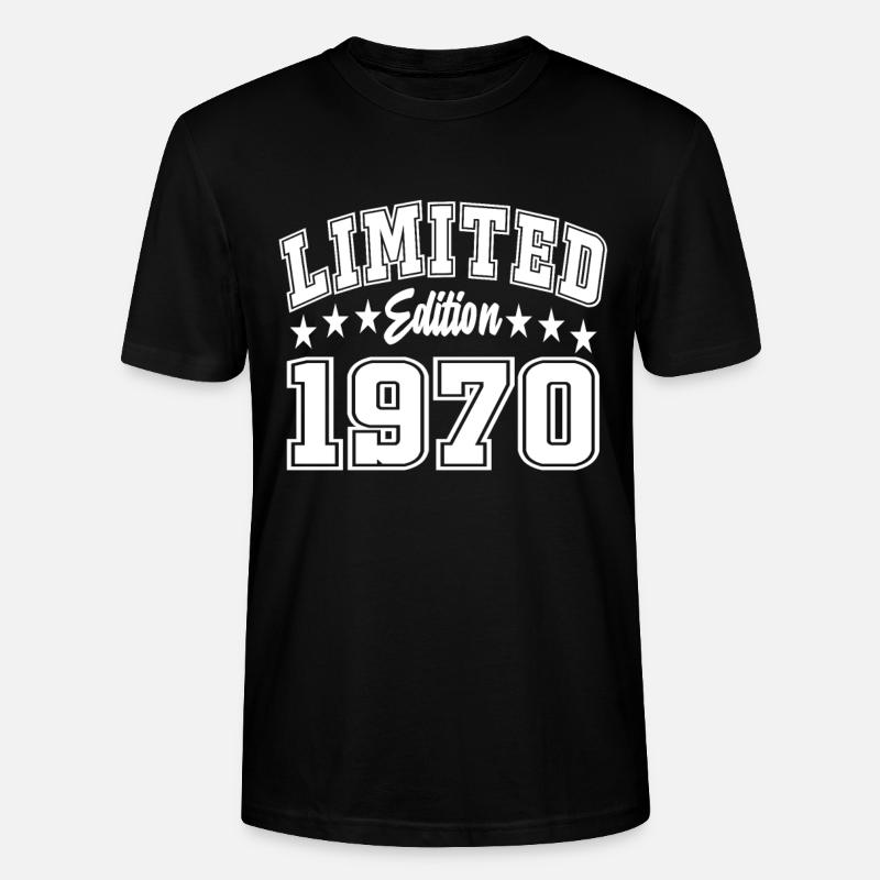 Édition limitée 1970 - T-shirt bio CRAFTER Stanley Stella Unisexe - noir