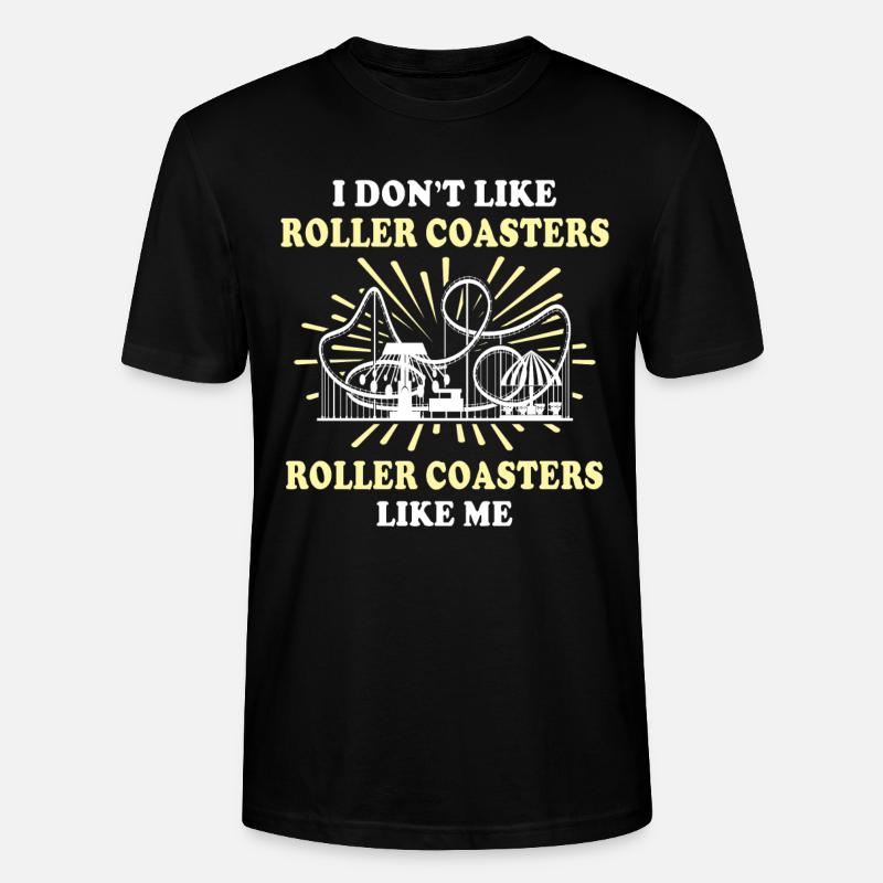 Achterbahn Roller Coaster - Stanley/Stella Unisex Bio-T-Shirt CRAFTER - Schwarz