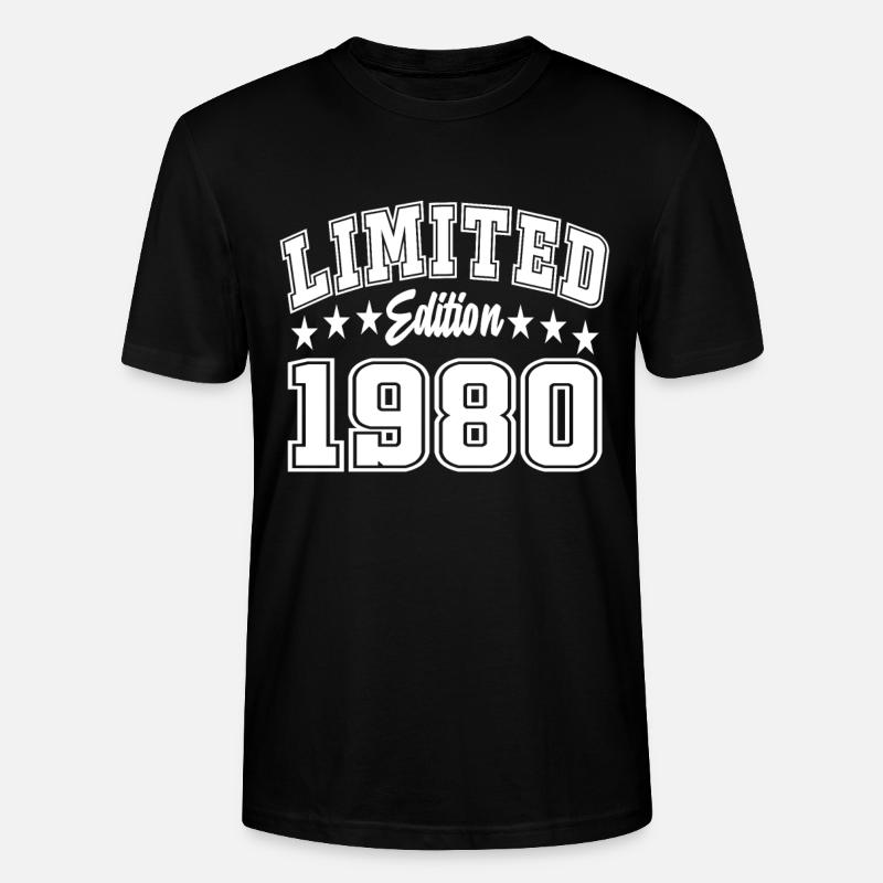 Édition limitée 1980 - T-shirt bio CRAFTER Stanley Stella Unisexe - noir