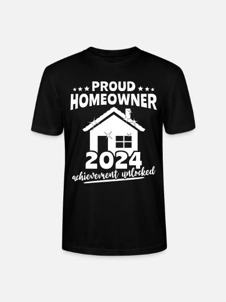Homeowner New Home - Stanley/Stella CRAFTER Unisex Organic T-Shirt - black
