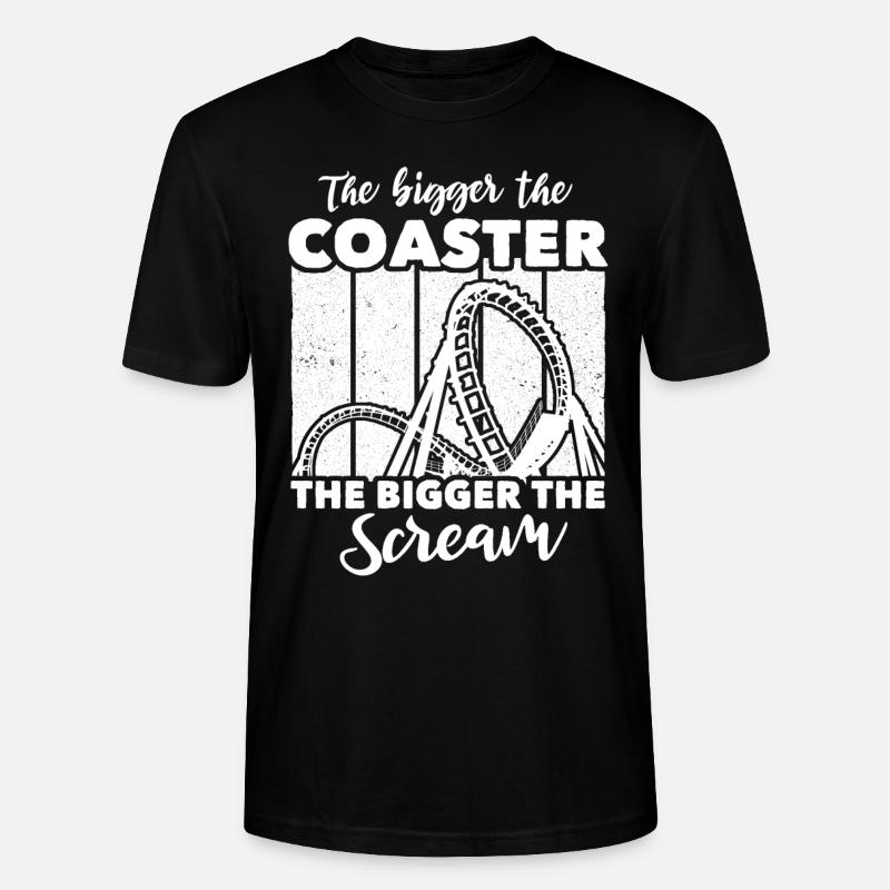 Roller Coaster - Stanley/Stella Unisex Bio-T-Shirt CRAFTER - Schwarz