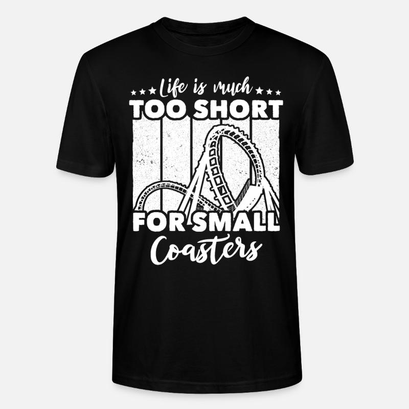 Roller Coaster - Stanley/Stella Unisex Bio-T-Shirt CRAFTER - Schwarz