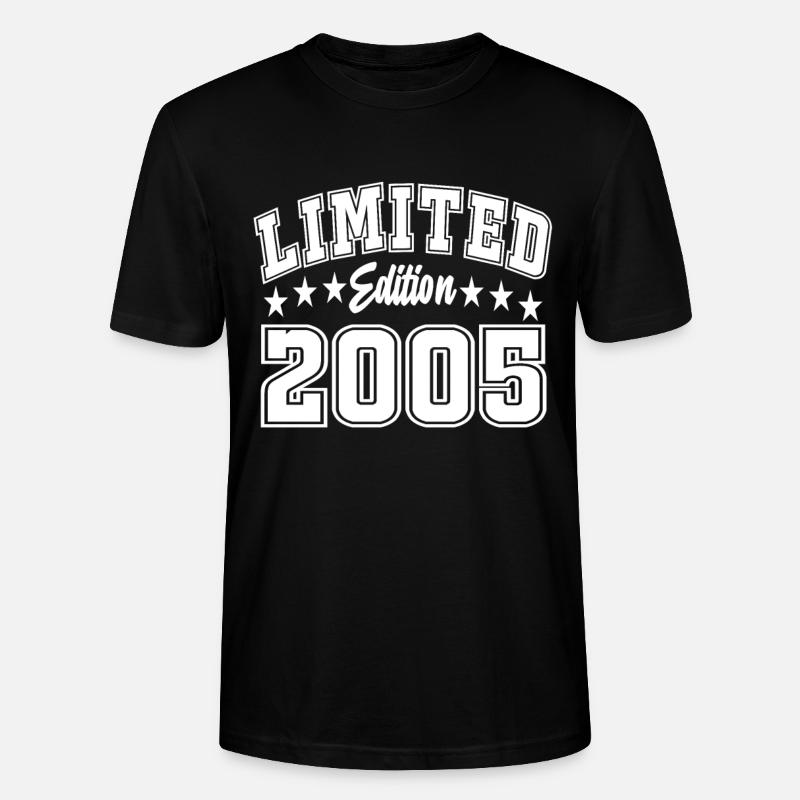 Édition limitée 2004 - T-shirt bio CRAFTER Stanley Stella Unisexe - noir