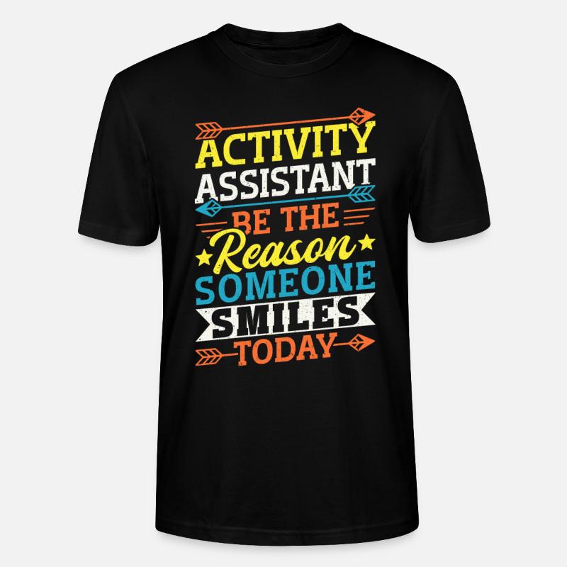 Activity Assistant Appreciation - Stanley/Stella Unisex Bio-T-Shirt CRAFTER - Schwarz