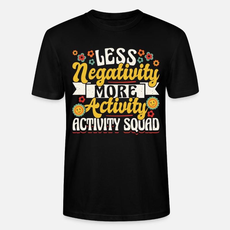 Groovy Activity Director Activity - Stanley/Stella Unisex Bio-T-Shirt CRAFTER - Schwarz