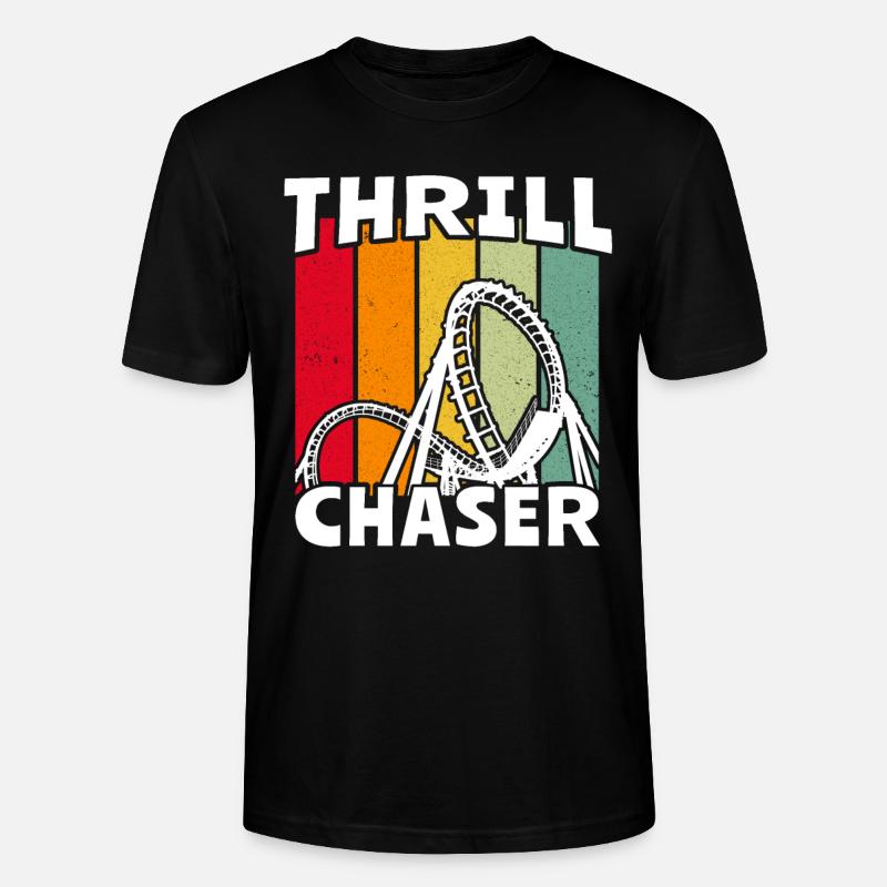 Achterbahn Roller Coaster - Stanley/Stella Unisex Bio-T-Shirt CRAFTER - Schwarz