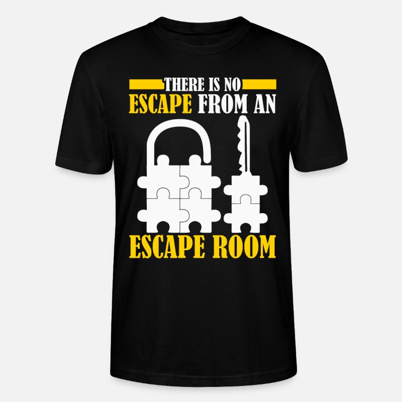 Jeu d’évasion Escape Game - T-shirt bio CRAFTER Stanley Stella Unisexe - noir