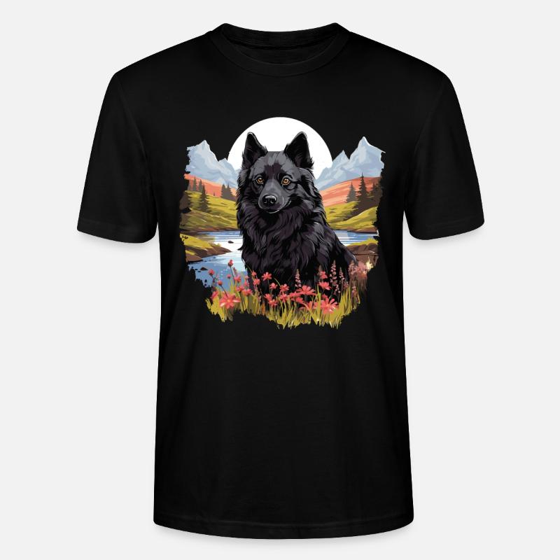 Schipperke - Stanley/Stella Unisex Bio-T-Shirt CRAFTER - Schwarz