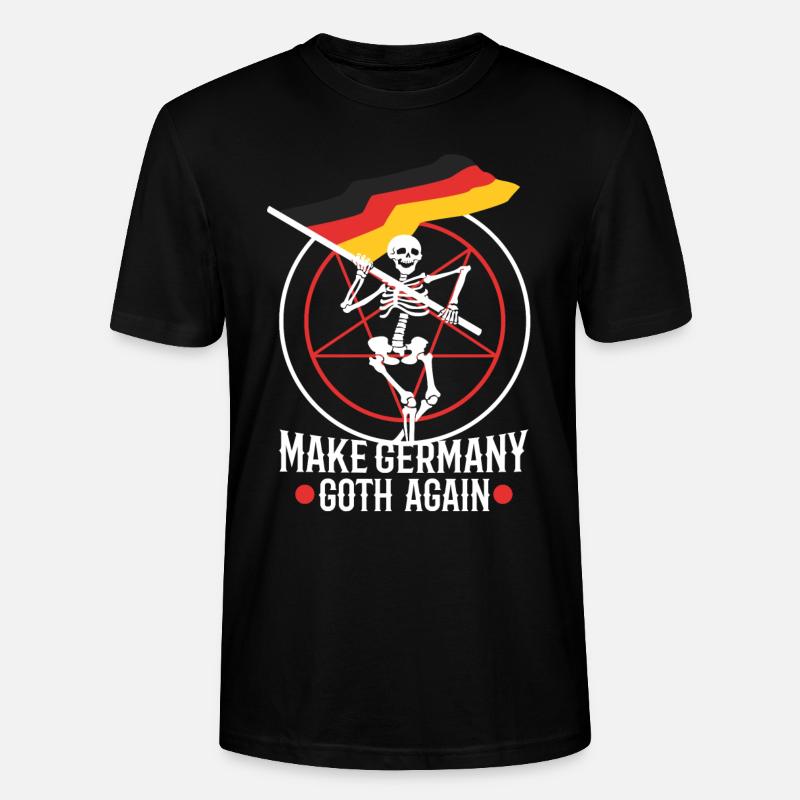 Make Germany goth again - Stanley/Stella Unisex Bio-T-Shirt CRAFTER - Schwarz
