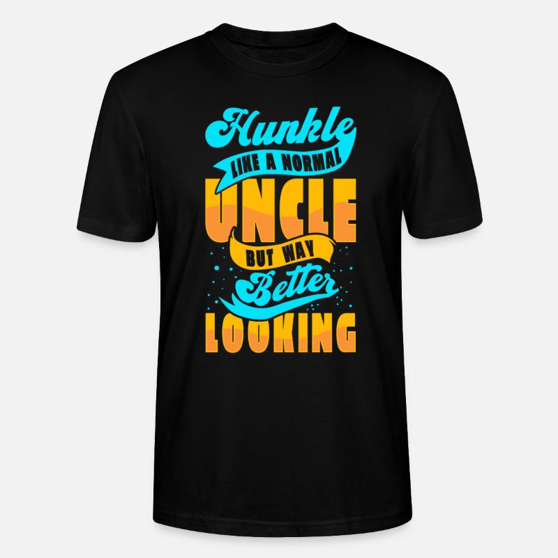 Onkel - Stanley/Stella Unisex Bio-T-Shirt CRAFTER - Schwarz