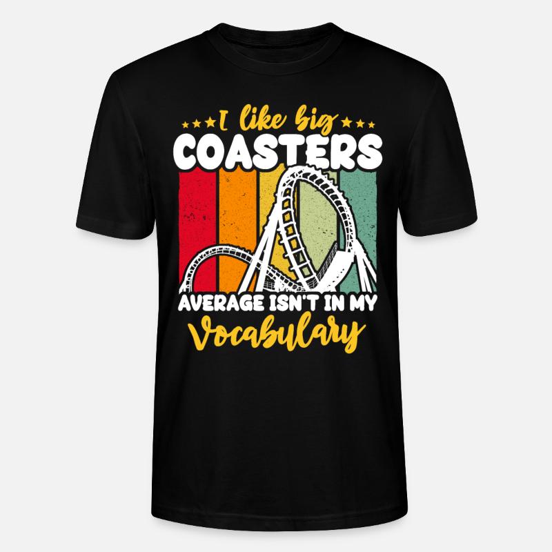 Roller Coaster Roller Coaster Riders - T-shirt bio CRAFTER Stanley Stella Unisexe - noir