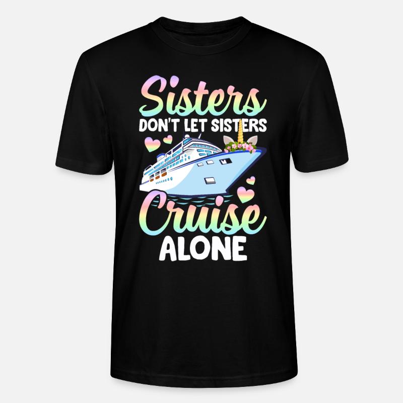 Kreuzfahrt-Mädchen-Urlaub - Stanley/Stella Unisex Bio-T-Shirt CRAFTER - Schwarz