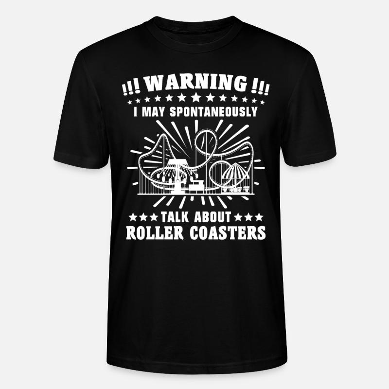 Roller Coaster - Stanley/Stella Unisex Bio-T-Shirt CRAFTER - Schwarz