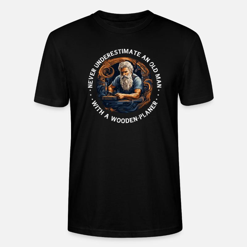 Artisan Charpentier Menuiserie Charpentier - T-shirt bio CRAFTER Stanley Stella Unisexe - noir