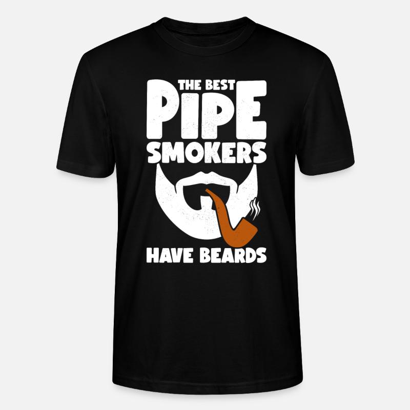 Pipe Pipe à fumer - T-shirt bio CRAFTER Stanley Stella Unisexe - noir