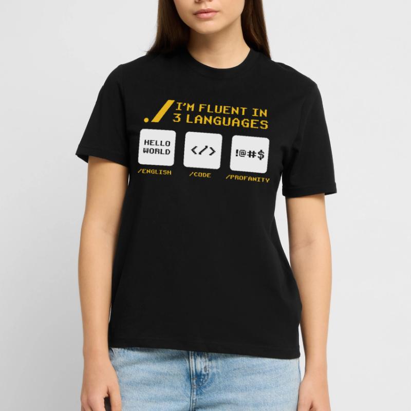 Computer Coder Funny Programmer Geek Programming Stanley/Stella Unisex Bio-T-Shirt CRAFTER