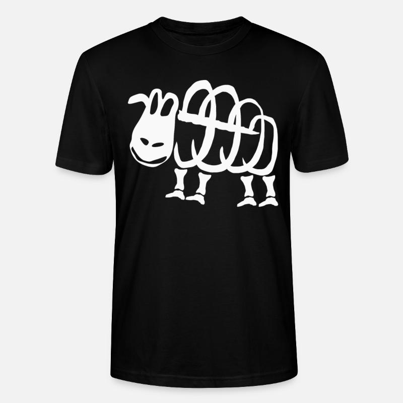 Sheep Skeleton - Stanley/Stella Unisex Bio-T-Shirt CRAFTER - Schwarz