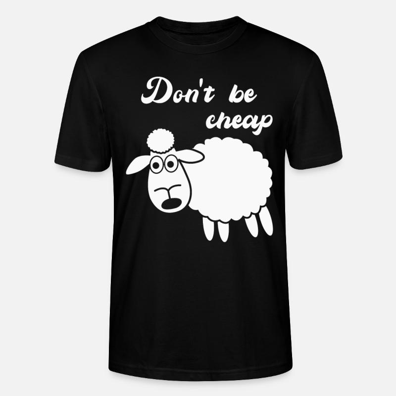 Sheep Shepherd Cheap - Stanley/Stella Unisex Bio-T-Shirt CRAFTER - Schwarz