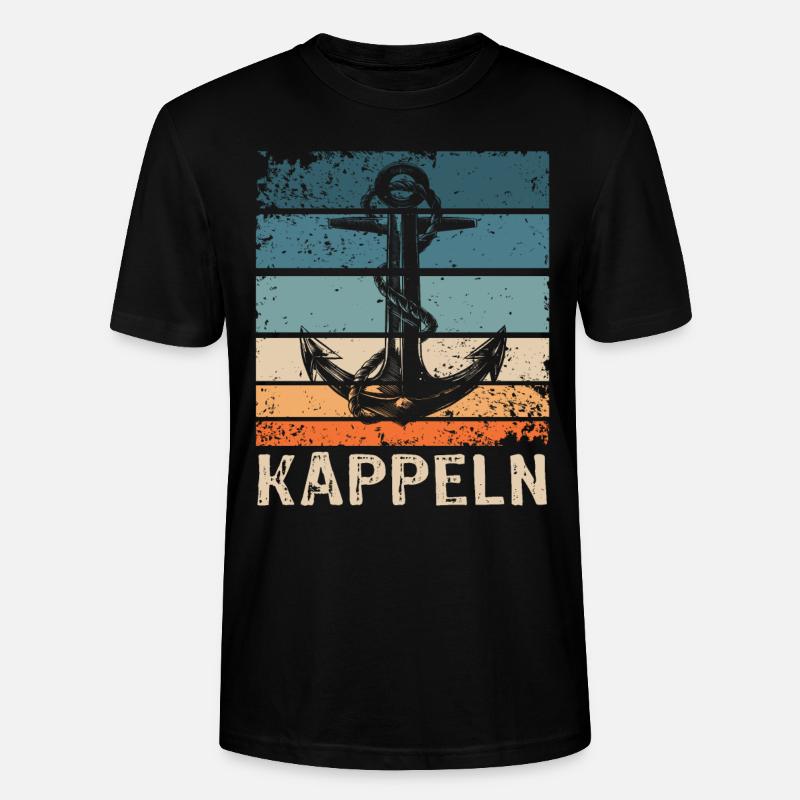 Kappeln Sprüche - Stanley/Stella Unisex Bio-T-Shirt CRAFTER - Schwarz